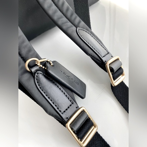 Coach Black Leather Backpack - Picture 4 of 5